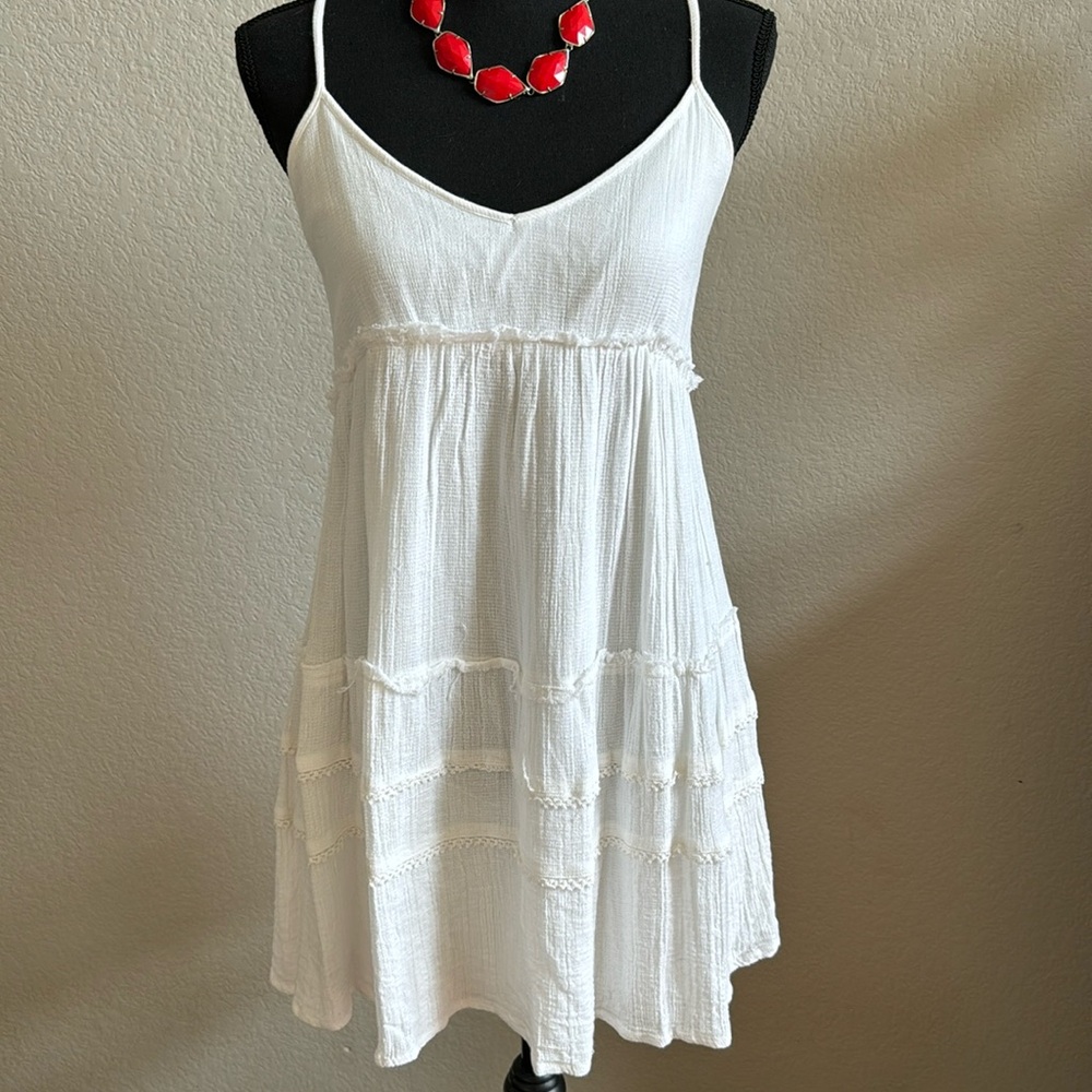 White O’Neil Linen Dress